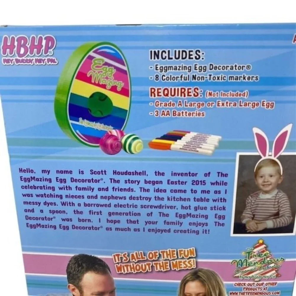 HBHP The EggMazing Egg Spinner Decorator Easter Spring Crafts